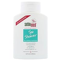 Spa Shower Hydrating and Refreshing pH 5.5 Relaxing Fragrance With Water Lily Extract no Soap and Alkali Body Cleanser Wash 6.8 Fluid Ounces (200 Milliliters)