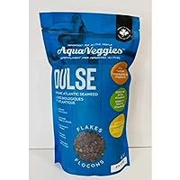 Aqua Veggies Organic Atlantic Dulse Flakes 227g 1/2lbs, Hand-Harvested, Sun-Dried Bay of Fundy, Excellent Source of Vitamins B6, B12, Iron, Iodine, Protein, Calcium and Fibre (Flake 227 Grams)