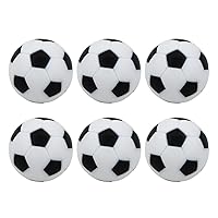 6 Pcs Table Soccer Foosballs Replacement Ball Official Tabletop Game Ball Mini Table Footballs Ball Accessories Table Soccer Foosballs Replacements