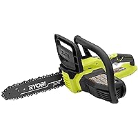 Ryobi P547 10 in. ONE+ 18-Volt Lithium+ Cordless Battery Powered Chainsaw Kit