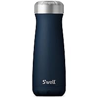 S'well Stainless Steel Traveler, 20oz, Azurite, Triple Layered Vacuum Insulated Containers Keeps Drinks Cold for 36 Hours and Hot for 15, BPA Free, Easy Carrying On the Go