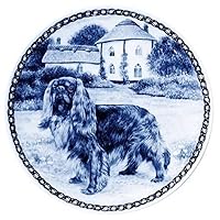 King Charles Spaniel Ruby Dog Porcelain Plate For all Dog Lovers Size 7.61 inches