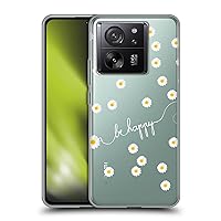 Head Case Designs Officially Licensed Monika Strigel Clear Happy Daisy Soft Gel Case Compatible with Xiaomi 13T 5G / 13T Pro 5G