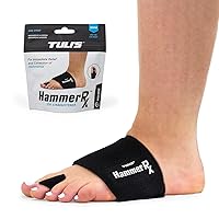 Tuli's HammerRx, Adjustable Hammer Toe Straightener and Corrector for Proper Toe Alignment and Pain Relief, One Size Fits All