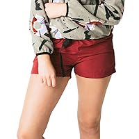 KAVU Elle Quick Dry Shorts with Mesh Pockets, Elastic Waistband, Belt