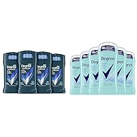 Degree Men Advanced Protection Antiperspirant Deodorant Cool Rush 4 count 72-Hour Sweat & Advanced Antiperspirant Deodorant Shower Clean, 48-Hour Sweat & Odor Protection