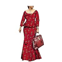 African Dresses for Women Bazin Riche Ankara Print Dashiki Dress Wax Batik Private Custom