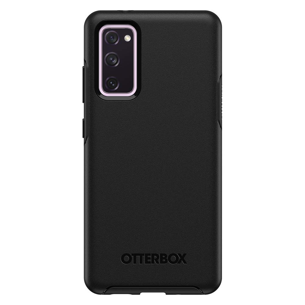 OtterBox Samsung Galaxy S20 FE 5G (FE ONLY - Not compatible with other Galaxy S20 models) Symmetry Series Case - BLACK, ultra-sleek, wireless charging compatible, raised edges protect camera & screen