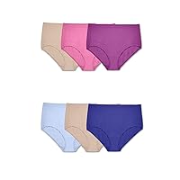 Fruit of the Loom Women's Plus Size Underwear, Fit for Me, Designed to Fit Your Curves
