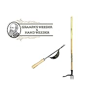 Grampa's Weeder + Grampa's Hand Weeder - Bundle The Original Stand Up Weed Puller & Grampa's Hand Weeder Tool for The Easiest & Most Effective Weed Removal Duos