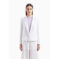 Emporio Armani Women's One Button Relaxed Blazer