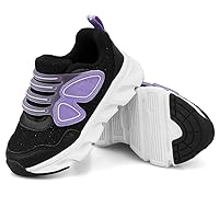 Girls Sneakers Toddlers Breathable Mesh Shoes Kids Butterfly Velcro Running Shoes