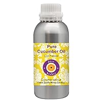 Deve Herbes Pure Cucumber Oil (Cucumis sativus) Cold Pressed 1250ml (42 oz)