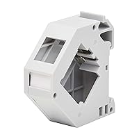Tripp Lite DIN-Rail Snap-in Keystone Jacks Mounting Enclosure Module Plastic Left Cover & Grounding Contact Spring, Attaches to 35mm DIN Rail, TAA Compliant, Manufacturer's Warranty (N063-001-ENC-K1)
