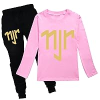Kids Classic Neymar JR Pullover Crewneck Tops & Sweatpants Outfits Football Fans Clothing Sets Tracksuits 2-16 Years