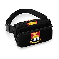 Coat of Arms of Kiribati Fashion Crossbody Fanny Pack Waterproof Waist Bag Belt Bag for Men Women