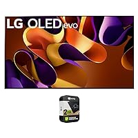 LG OLED83G4WUA 83 Inch OLED evo G4 Series Smart TV 4K HDR (2024) Bundle with 2 YR CPS Enhanced Protection Pack