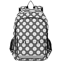 ALAZA Polka Dot Seamless Backpacks Reflective Safety Backpack