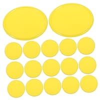 ERINGOGO 100pcs Colored Discs Chip Children Game Marker Party Game Learning Counter Learning Game Marker Math Teaching Aid Game Marker for Teaching Aid Points Currency Blank Student Plastic