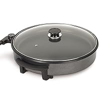 Right Heart Press Tristar Multifunctional Grill pan 40 cm Diameter-Detachable Thermostat