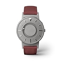 Watch Bradley Titanium Canvas Crimson Strap