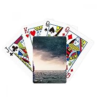 Interstellar Astronauts Spacecraft Illustration Pattern Poker Playing Cards Tabletop Game Gift