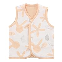 Purborn Baby Vest for Girls & Boys, Purcotton Toddler Reversible Vest for Spring & Autumn