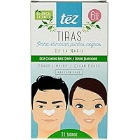 Deep Cleansing Nose Strip, Remove Blackheads, Clean Pores, Paraben Free, Botanical Extracts, Green Tea and Charcoal (Green Tea, 6)