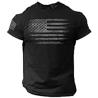 Distressed American Flag Men T Shirt – USA