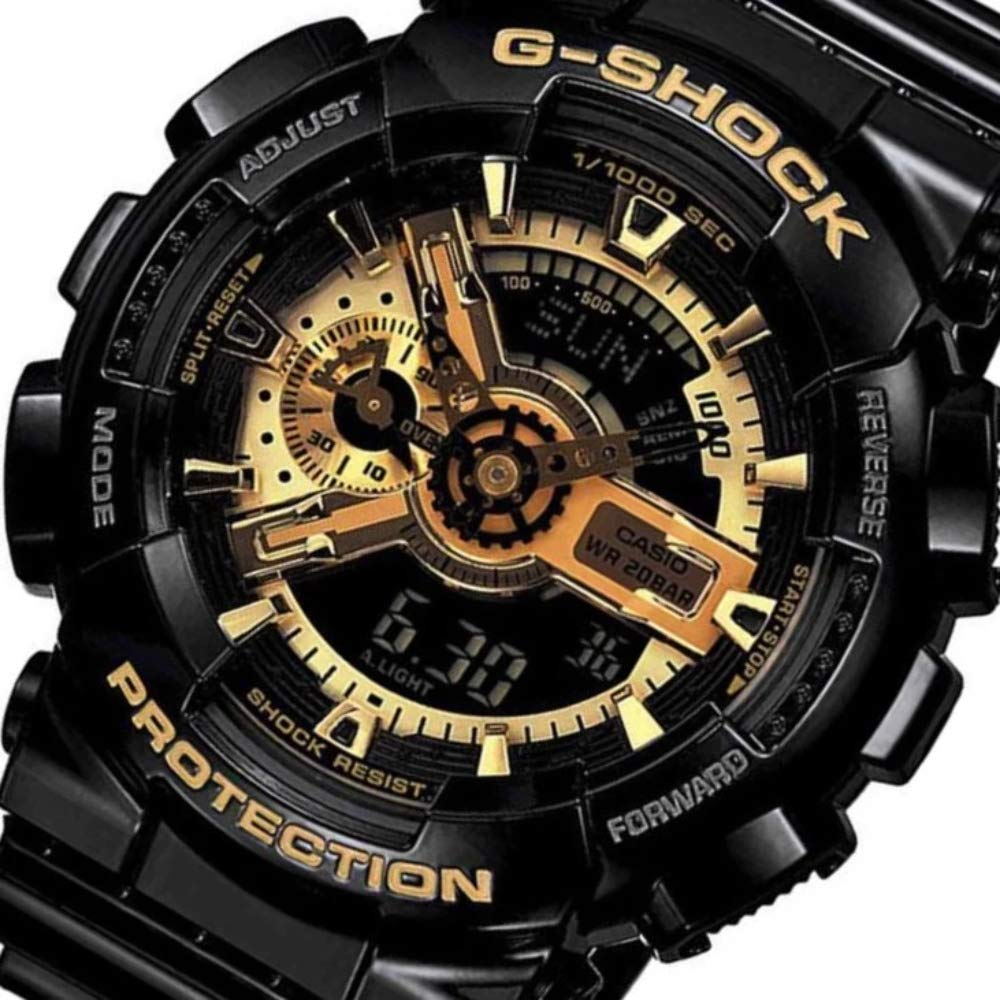 Casio G-Shock X-Large Skeleton Gold Dial GA110GB-1