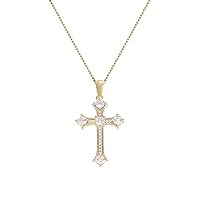 Cross Necklaces for Women Jewelry Necklaces for Teen Girls Women 16K Gold Plated Cross Pendant Choker Necklace Valentine's Day Jewelry Gifts for Women Girls Christmas gifts for women