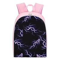 Purple Thunder Travel Laptop Backpack 13 Inch Lightweight Daypack Causal Shoulder Bag