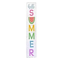 Dollhouse “Hello Summer” Wooden Sign Miniature Porch Accessory 1:12 Scale