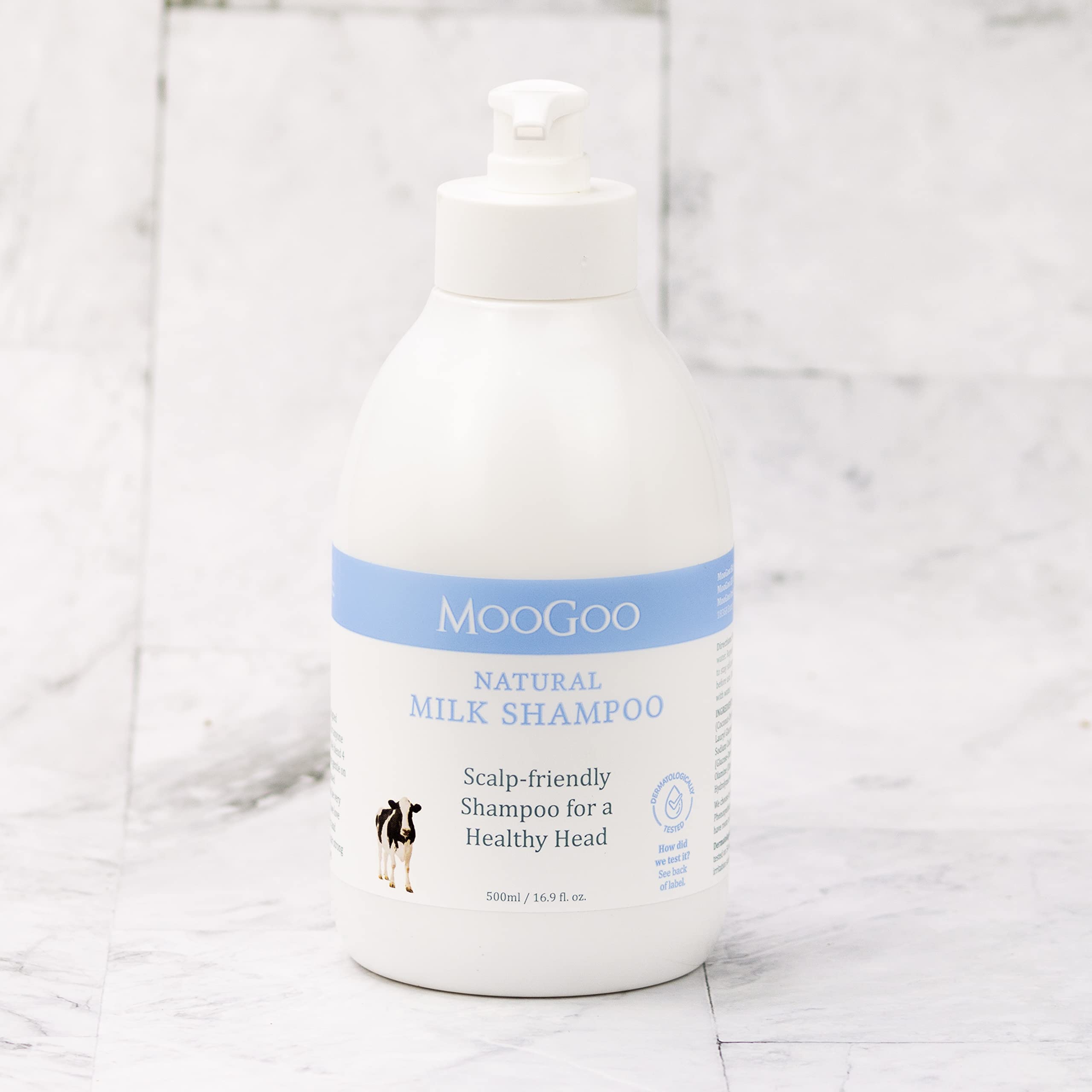 MooGoo Milk Shampoo - A gentle, non-irritating formula for sensitive skin, and itchy, dry scalps - All ages and hair types - For men and women
