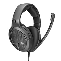Drop + EPOS PC38X Gaming Headset Noise-Cancelling Microphone with Over-Ear Open-Back Design, Velour Earpads, Compatible with PC, PS4, PS5, Switch, Xbox, Mac, Mobile, and More (Black)