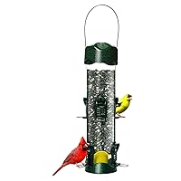 Mega 600 Metal Tube Feeder w/6 Seed Ports, 4 lbs seed capacity