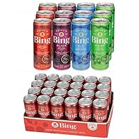 Bing Energy Cherry 24 count and our new 12 count Variety pack with Blu