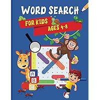 Word Search For Kids Ages 4-8: 100 Themed Word Find Puzzles For Children