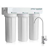 WFS-1000 3 Stage Under-Sink Water Filter System , White