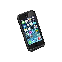 LifeProof FRĒ SERIES Waterproof Case for iPhone SE (1st gen - 2016) and iPhone 5/5s - Retail Packaging - BLACK