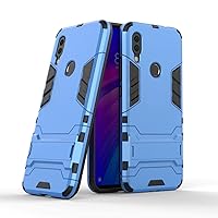 Ultra Slim Case for Xiaomi Redmi 7 Stand Holder Phone Case, Rugged Kickstand Back Cover, Protective Case Cover Phone Back Cover (Color : Blue)