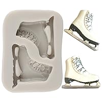 Ice Skates Fondant Molds For Cake Decorating Cupcake Topper Candy Chocolate Gum Paste Polymer Clay Set Of 1