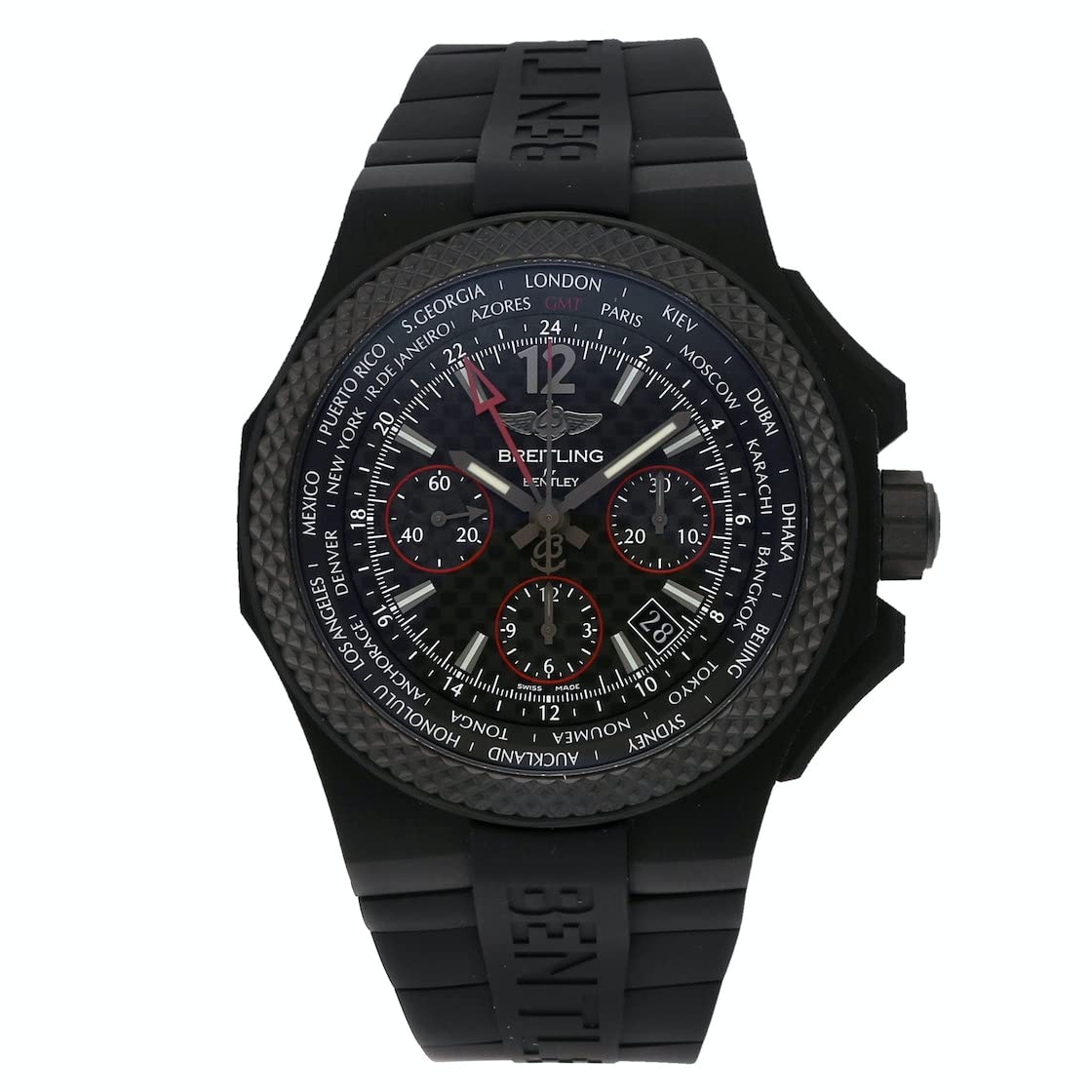 Breitling Bentley Mechanical(Automatic) Black Dial Watch NB0434E5/BE94 (Pre-Owned)