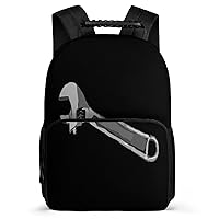 Wrench Tool Backpack Adjustable Strap Daypack 16 Inch Double Shoulder Backpack Laptop Business Bag for Hiking Travel