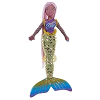 Wild Republic Mysteries of Atlantis, Mermaid Nyla, Stuffed Toy, 20 inches, Gift for Kids, Plush Toy, Doll, Fill is Spun Recycled Water Bottles