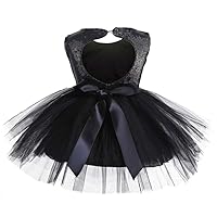 Princess Tulle Tutu Girl Dress Wedding Pageant Party Baby Dresses Sequin Backless Lace Flowers Newborn-7 Years