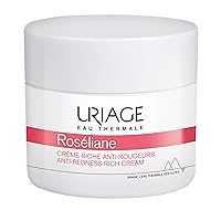 Roseliane Redness Relief Face Cream 1.7 fl.oz. | Hydrating Moisturizer for Sensitive Skin Prone to Redness | Soothes and Decrease visible Redness | Makeup Base, Non Comedogenic