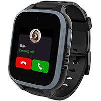 XPLORA XGO 3 - Watch Phone for Children (4G) - Calls, Messages, Kids School Mode, SOS Function, GPS Location, Camera and Pedometer – (Subscription Required) (Black)