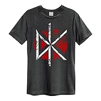 Amplified Unisex Adult Logo Dead Kennedys T-Shirt (S) (Charcoal)