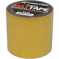 Meister Premium Mat Tape for Wrestling, Grappling and Exercise Mats - Clear